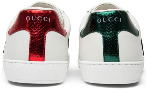 gucci snake shoe laces|gucci ace embroidered snake.